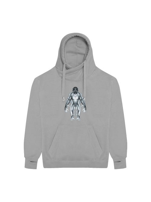 Cross Neck Hoodie
