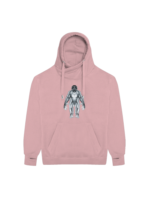 Cross Neck Hoodie