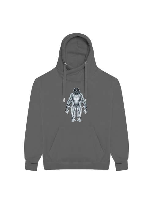 Cross Neck Hoodie